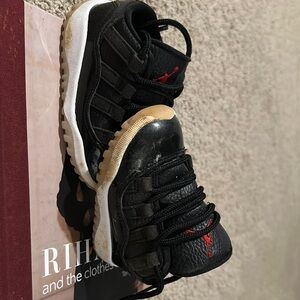 Kids Black and Red Sneakers